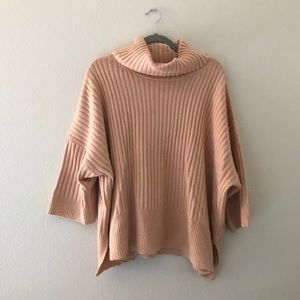 Pink quarter sleeved sweater